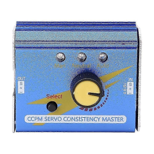 Power Servo Tester, 3CH ESC Multi Servo Tester, CCPM Servo Konsistens Master Checker för RC Flygplan Helikoptrar Bilar
