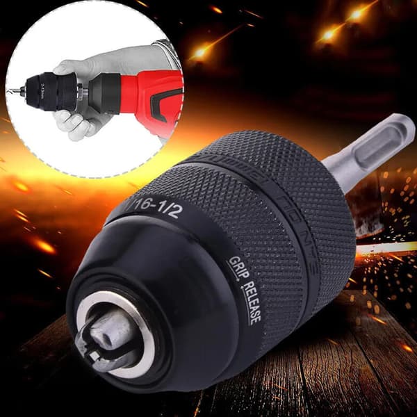 SDS med chuckadapter rotasjonshammer 2-13mm konvensjonell borechuck
