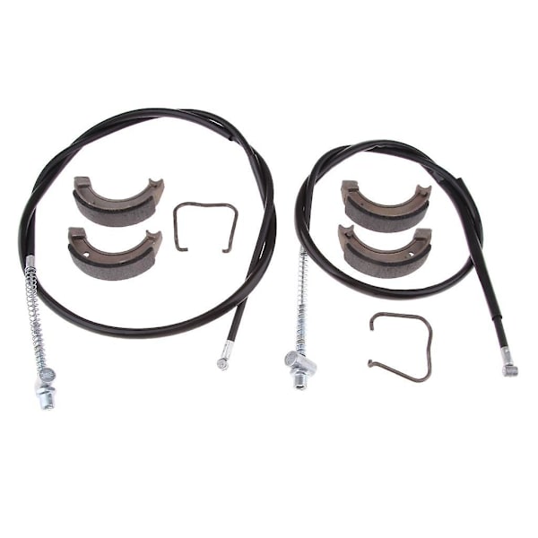 Forreste og Bageste Bremseskabel & Bremsesko til Yamaha PW PY 50 PY50 PW50 Peewee50