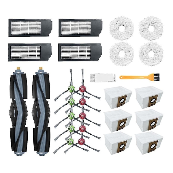 Til Deebot X1 Omni / Turbo Støvsugerpose Hovedbørste Sæt Hepa Filter Mop Rengøringsklud Støvsuger Ac