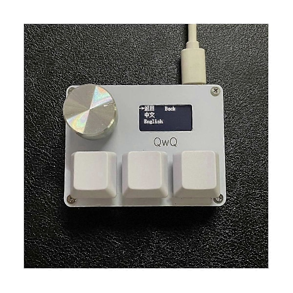 Osu O3c Rapid Trigger Hall Switches Wooting Magnetic Red Switches Keyboard With Knob Screen Copy Paste Shotcut(musta)
