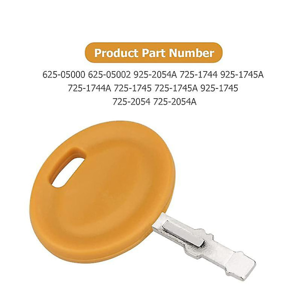 Græsslåmaskine Starter Nøgler til Cub Cadet Xt1 Erstatning 925-1745a, 5-pak