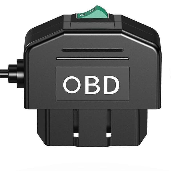 Dashcam OBD-kabelset, Dashkamera USB Typ C-kabelset med OBD-strömkabel för Dashcam 12-