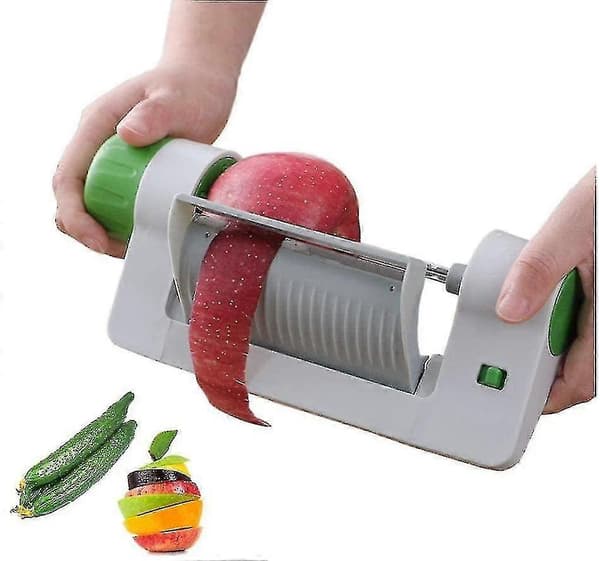 Grønnsaksark Slicer Skreller Kutter Spiralizer Potet Ruller