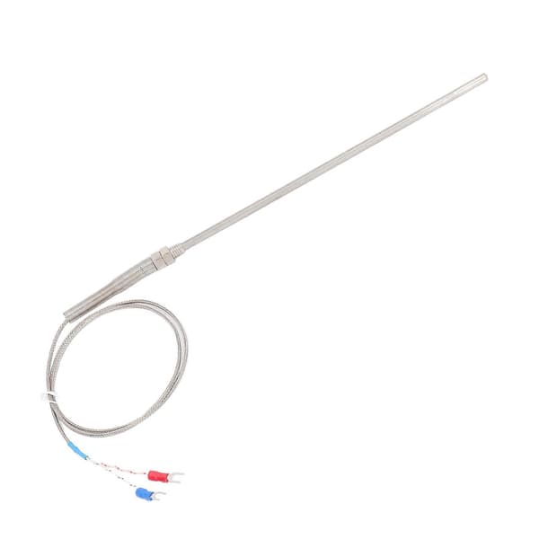 K-typ termoelement 200 mm sond Snabb responstid Brett mätintervall Temperatursensor 2 m/78,7 tum