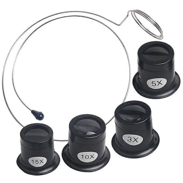 1 Set Pannband Förstoringsglas Robust Klocklupp Förstoringsglas Juvelerare Lupp Verktyg