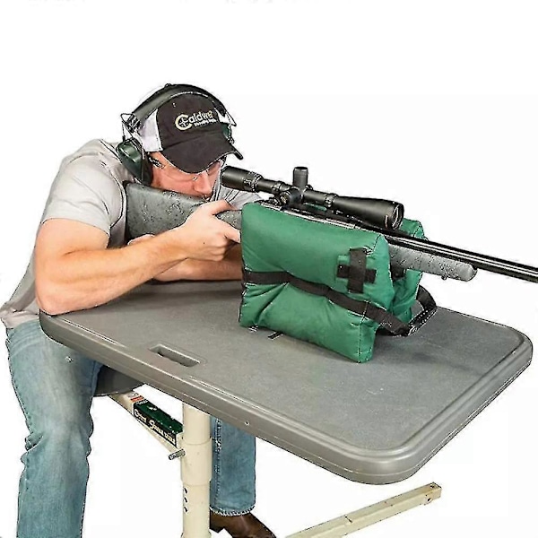 Taktisk Sniper Skyting Våpenstøtte Bag Front & Bak Rifle Målbenk Stativ Støtte Sandsekk Airsoft Veske Jakttilbehør
