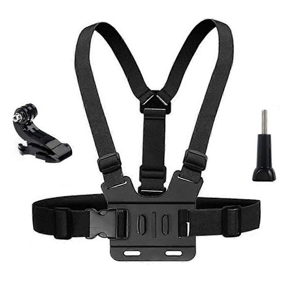 Justerbar sele bryststropp hodestropp belte GoPro Hero 12 11 10 9 8 6 5 4 3 Kamera Xiaomi Xiaoyi SJCM SJ4000 SJ5000 Tilbehør