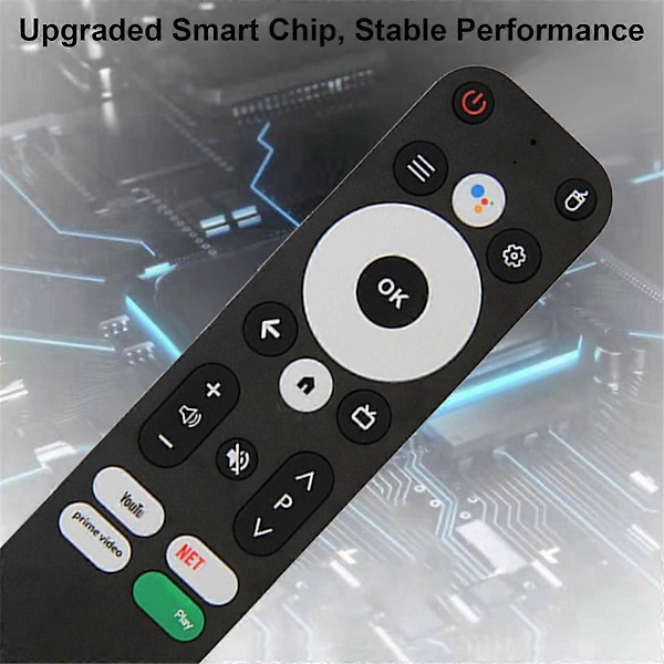 Til KM2 KM2 PLUS Android 4K UHD TV Boks Stemmefjernbetjening Sort