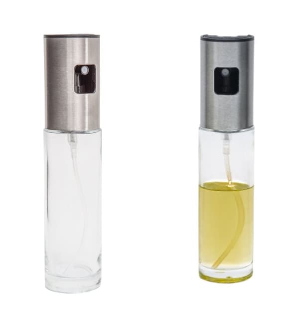 Glasflaske med oliespray