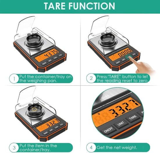Precision Electronic Scale, 0.001 Gram; Digital Milligram Scale, 50 Gram/0.001 Gram; Portable Digital Scale with LCD Display, Orange.