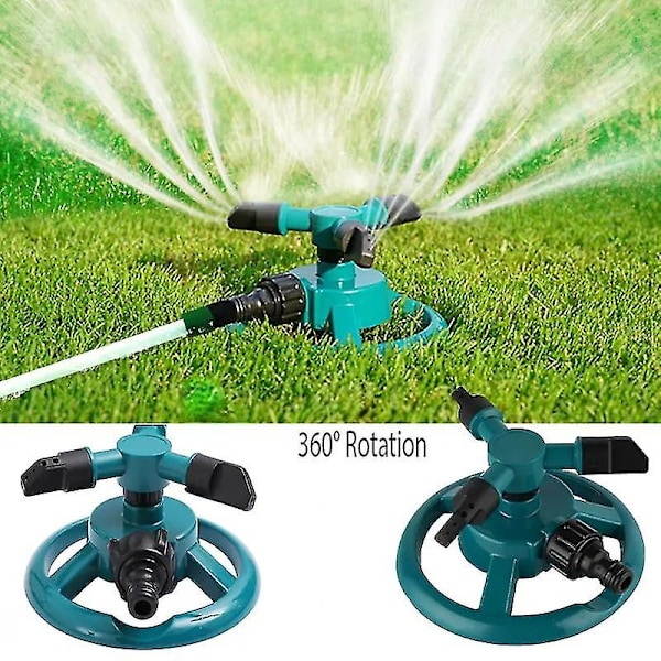 Sprinklerdyser 360 Grader Automatisk Roterende Vann Sprut Hageplen Automatisk Sprinkler Hage Vanning Irrigasjon Forbruksvarer SMTX