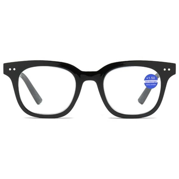 Modern Reading Glasses with Blue Light Protection [Choose Strength] Black