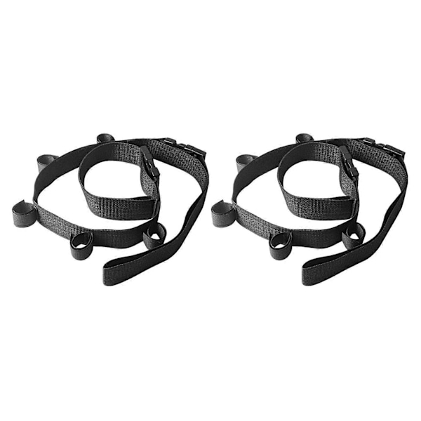 2x Fiskestangholder Rem Opbevaring Fiskestangholder til Varebil Rejse Garage