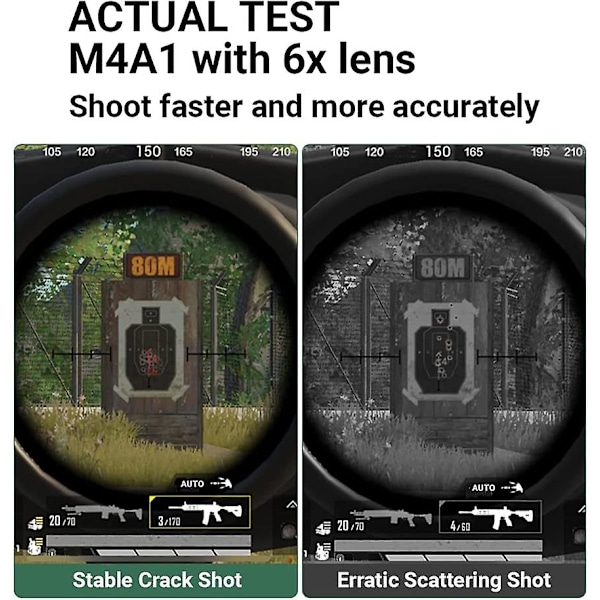 PUBG Mobile Trigger Spelkontroll, 5-nivåer Automatisk Högfrekvent Klick Snabb Eld, L1R1 Trigger Trigger Skjut Mobiltelefon Spelkontroll Joystick för A