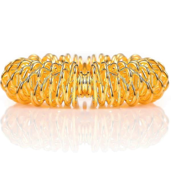 12 Akupressurringer Piggete Sensoriske Fingerringer Massasjeringer Sett