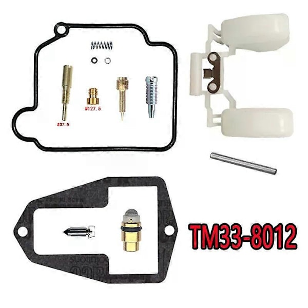 Mikuni Kaasuttimen Korjaussarja TM33-8012 Punper Kaasuttimeen XR250 TTR250 DR250 DR350 KLX250 KLX350 TM33, sisältää kellukkeen osat