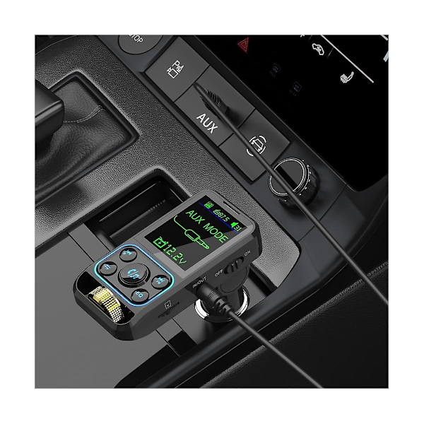 BC83 Kaksoisnopea Autolaturi Bluetooth MP3-soitin FM-lähetin EQ-säädin Autotarvikkeet