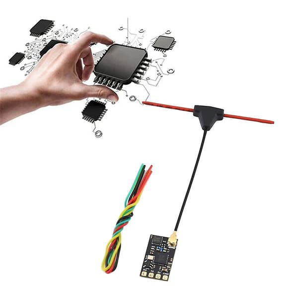 FPV ELRS Modtager 2.4GHZ Open Source RC Model Lang Rækkevidde Nano 2400RX Fastvinget Langdistancefly