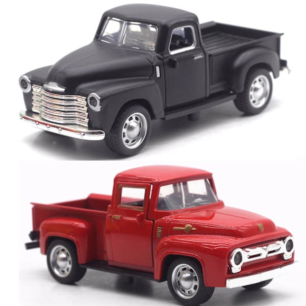 1/32 Metalliseos Automalli Korkea Simulaatio Kuorma-autot Painevalettu Ajoneuvo Lelu Punainen
