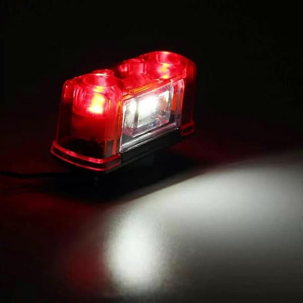 4 LED Lys Skilt Baklys Universal Skiltlys Vanntett 2024THO
