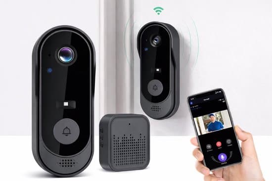 High-resolution smart wireless WiFi video doorbell with camera, intercom and surveillance