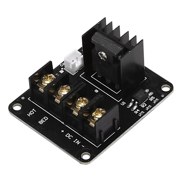 3D-skrivar Hotbed MOSFET Expansionsmodul inkl. 2-polig kabel Anet A8 A6 A2 Kompatibel Svart