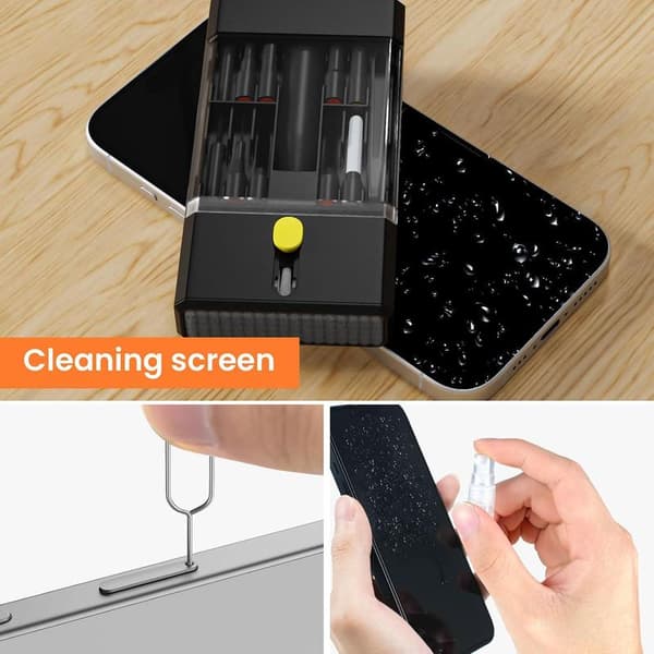 22-in-1 Keyboard Brush, Multifunctional Cleaning Tool, Keyboard Keycap Puller, Screen Cleaning Brushes for Bluetooth Earbuds, Computer, Airpods