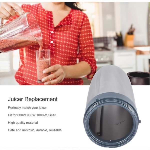Tehosekoittimen astia Kuppi Kannettava Vaihto Ruostumattomasta teräksestä valmistetut osat sopivat 600W 900W 1000W NutriBullet-mehulingolle