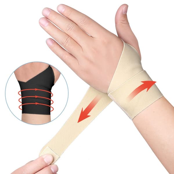 Wrist support / thumb bandage for right hand Black