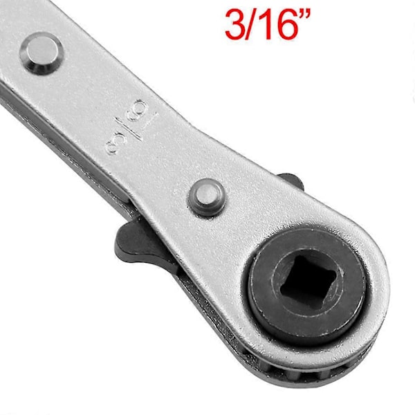 3/16\" 1/4\" 5/16\" 3/8\" Kaksipäinen räikkäavain Ilmastointi Jäähdytys Korjaustyökalu