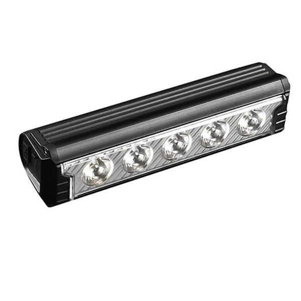 Flomlys 6600mAh Sykkellys Frontlykt, Sykkellys Høy Lysstyrke Terrengsykkel Lading Sykkel Led