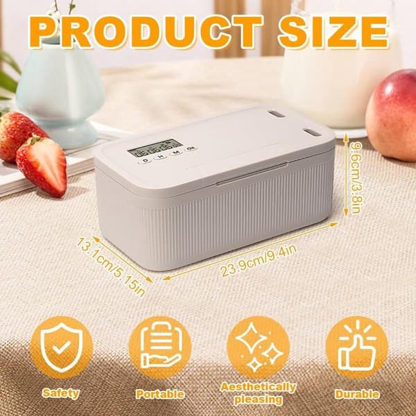 Phone Cabinet - with Time Lock - Phone Cabinet with Timer - Lockable Cabinet for Self-Control in Addiction - Storage Box with Time Lock | Dimensions: 24
