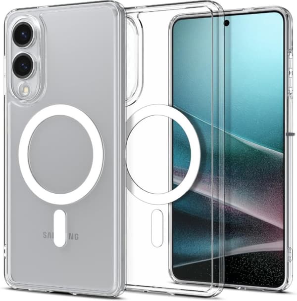 Galaxy S25 Edge Magnetic Phone Case Magsafe Compatible Transparent