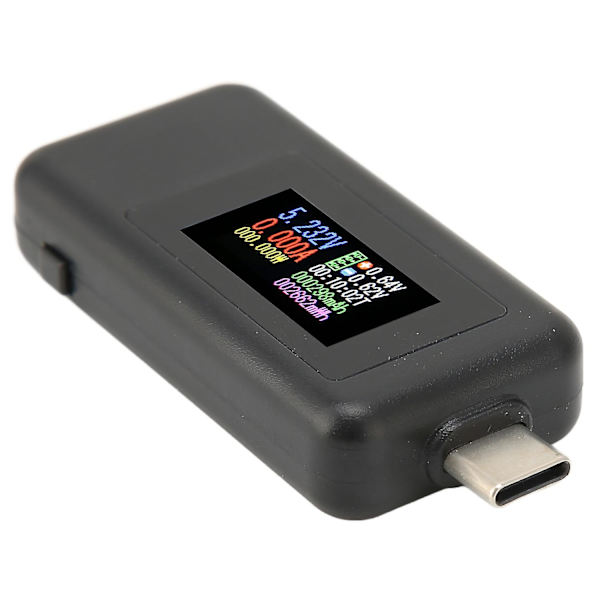 USB-testare Realtidsdetektering IPS HD-skärm Hög Noggrannhet Ström Avstängning Lagring USB Spänningsmätare-YM