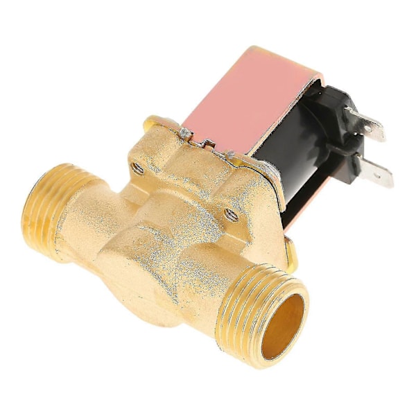 12\" DC 12V Normalt Stängd Mässing Elektrisk Magnetventil För Vattenkontroll gx2024120521