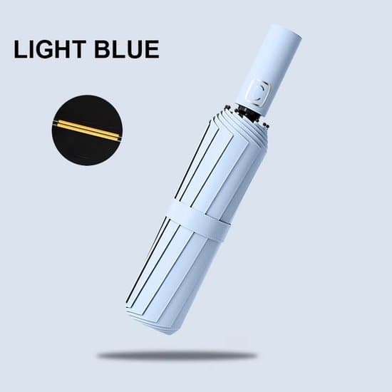 Large Automatic Umbrella with 24 Ribs, Windproof and Lightweight, UV Protection, for Everyone, Model 24 Bone