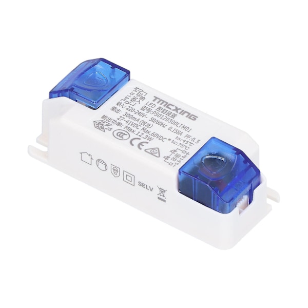 12w LED Strømforsyning 300ma Konstant Strøm Transformer Tilbehør Ac220?240v Output Dc27?41v