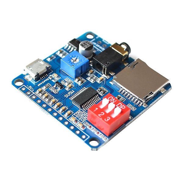 Äänen Toistomoduuli MP3-soitinmoduuli UART I/O Trigger Class D Vahvistinlevy 5W DY-SV5W