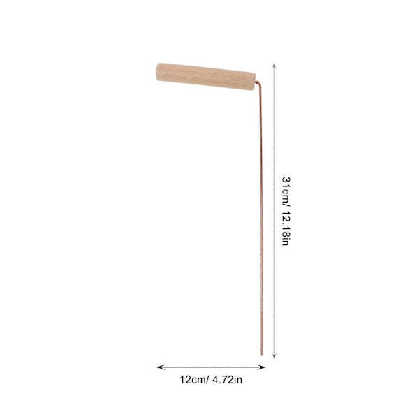 2 stk. Dowsing Rods Udendørs Dowsing Rods Divining Probe Rod Tools Camping Dowsing Rods