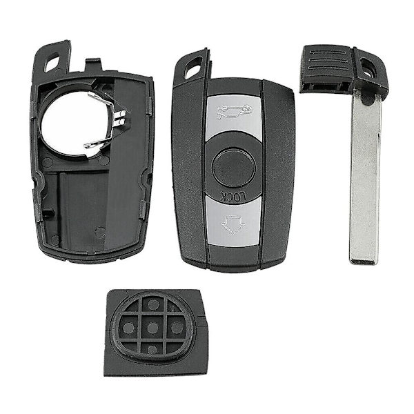 Fjärrnyckelhölje Smart Key Shell Blade Nyckelhölje för 2006-2011 1 3 5 6-serie E90 E91 E92 E60 Kr55wk4