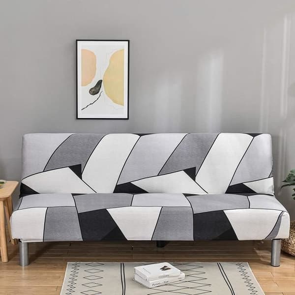 3-seters sofatrekk, sofatrekk til sammenleggbar benk uten armlener 180-210 cm