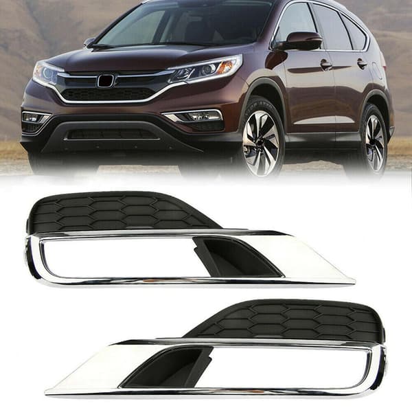 2 st. Front Bumper Dimljusgrill Galler Skydd Vänster+höger För -v 2015-2016