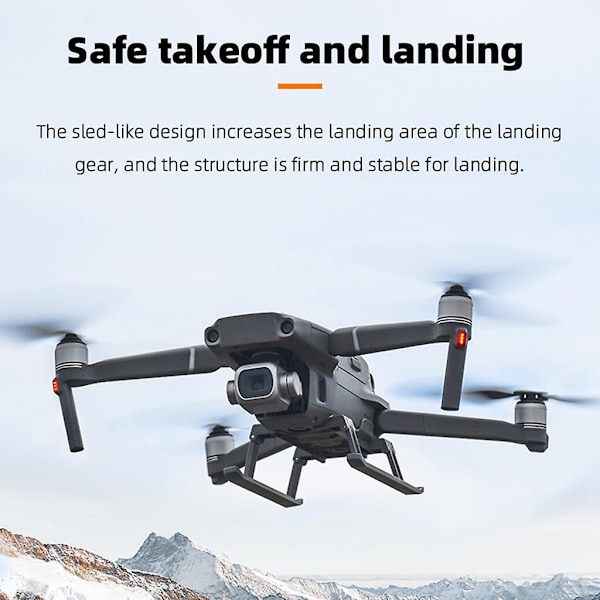 Snabbavlösningslandningsställhöjdsförlängare Utökad fotskydd för Mavic 2
