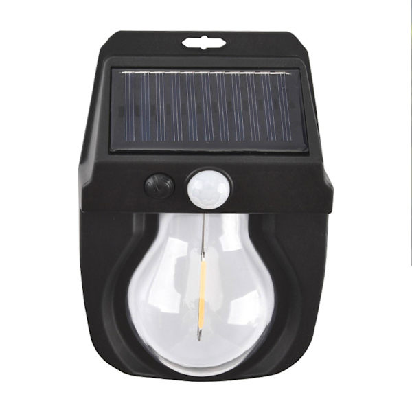 Utomhus solcellslampa volfram sensor vägglampa