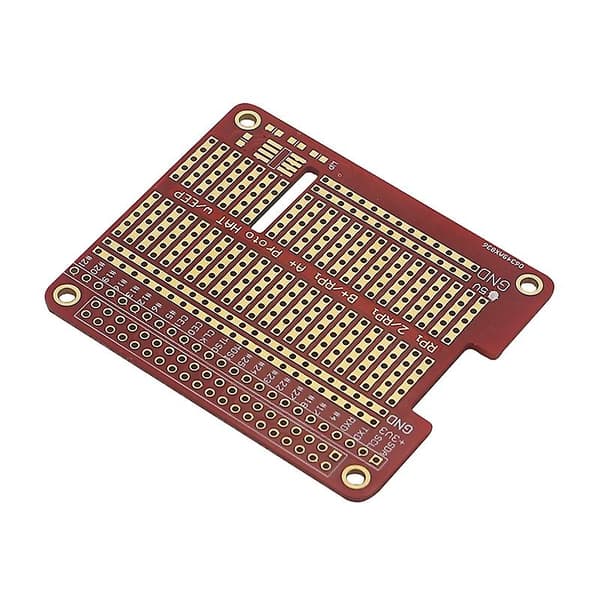 4 stk. GPIO Breakout DIY Breadboard PCB Shield Rød Udvidelseskort Kit Kompatibelt til 4 3 2 B+ A+