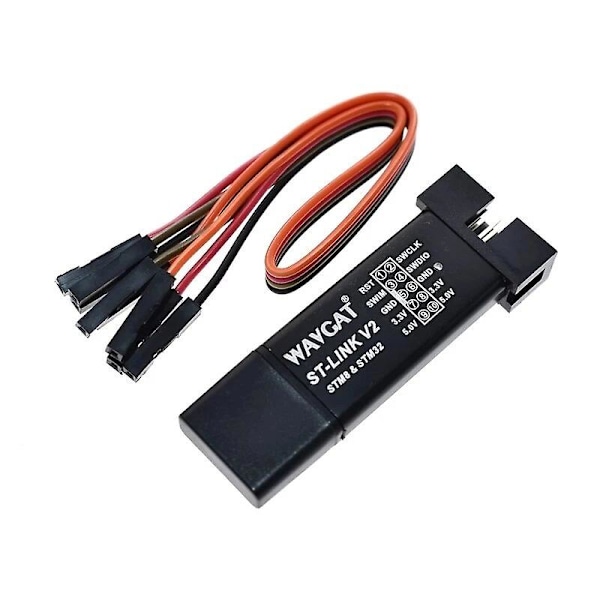 St-link V2 Ny Stlink Mini Stm8stm32 Stlink Simulator Nedladdning Programmering Med Omslag