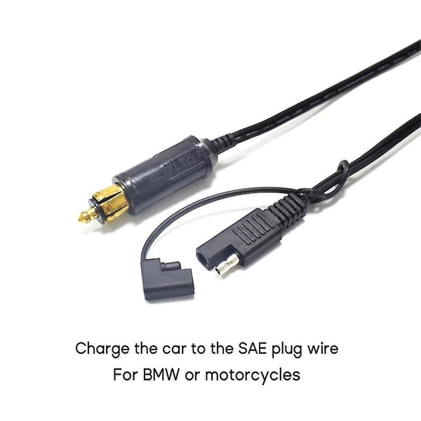 Din Hella Powerlet - SAE-adapterikaapeli 35cm moottoripyörille