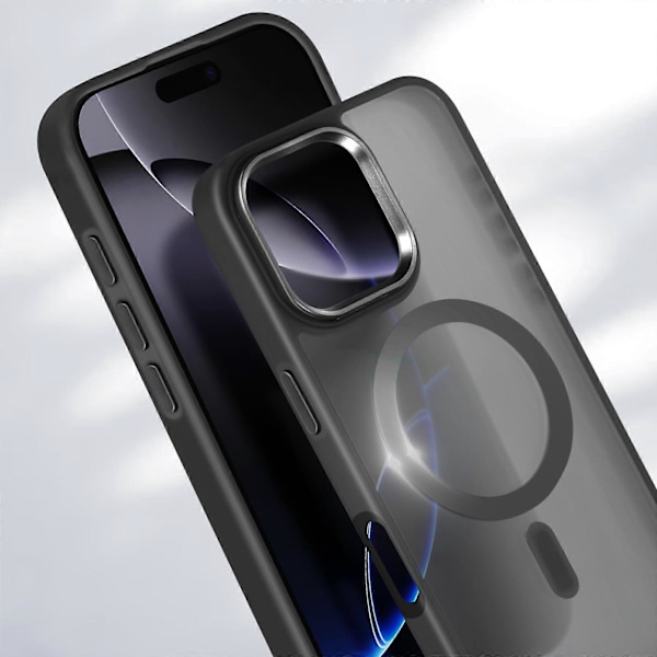 iPhone 16 Pro Matt Svart Magsafe Deksel