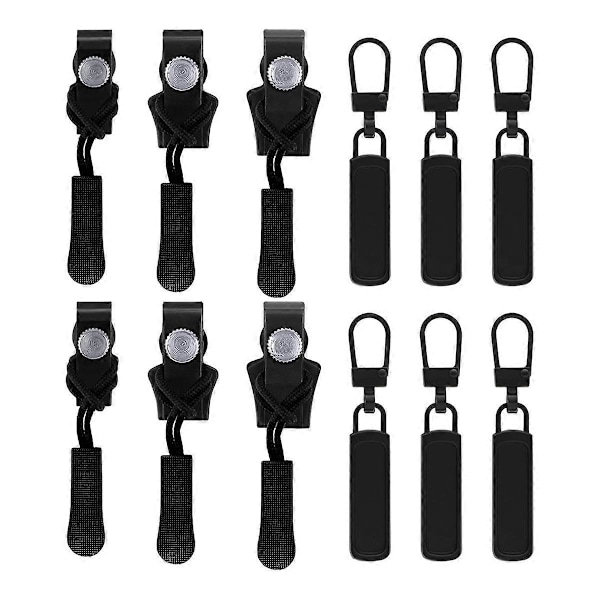 Dragkedjereparationssats, 12 delar Universal Instant Dragkedja Fixering Glidande Tand Skruvhuvuden 3